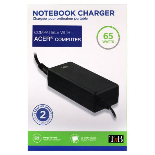 CARGADOR PARA PORTÁTIL ACER 65W5