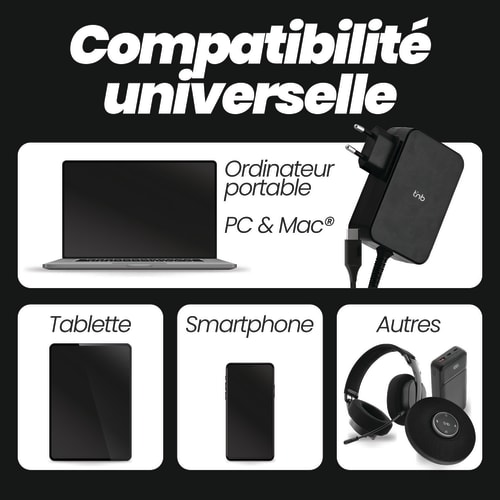 Chargeur universel USB-C 90W5