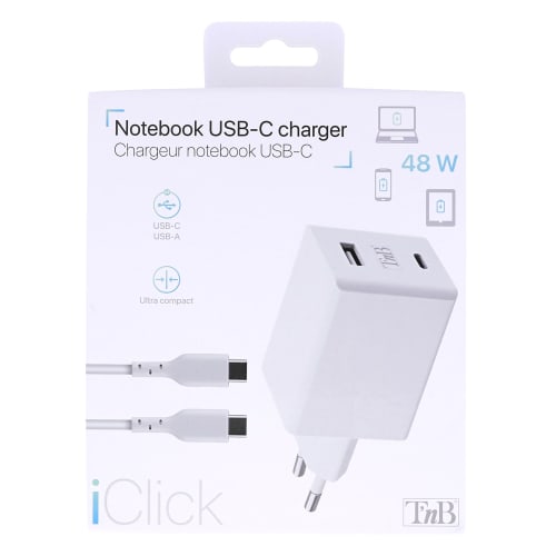 Mini chargeur universel USB Type-C 48W iClick6