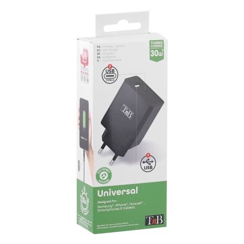1 USB Type-C Power Delivery + cargador de red USB-A de 30W5