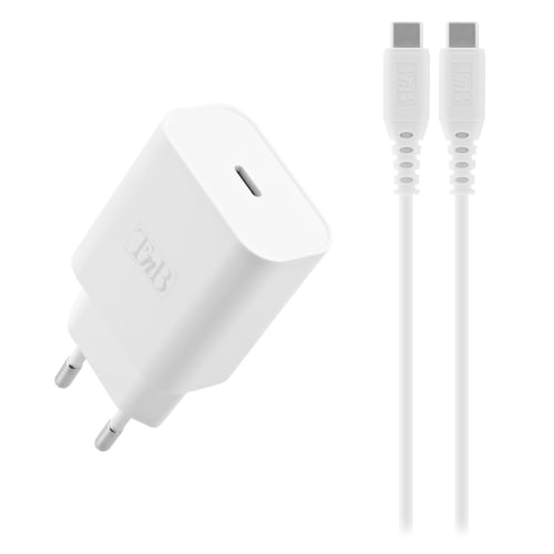 Pack de charge secteur 1 USB-C 20W + câble USB-C Power Delivery1