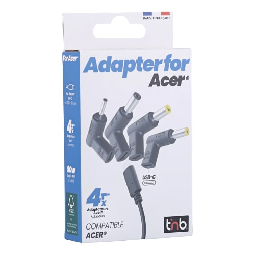 Embouts chargeurs USB-C vers ACER - Compatibles chargeurs USB-C6