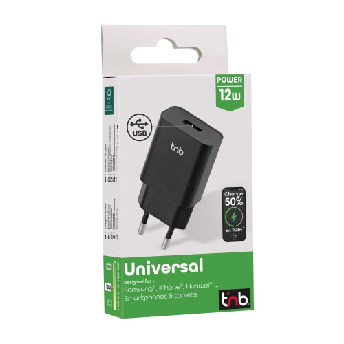 Chargeur secteur 1 USB 12W5