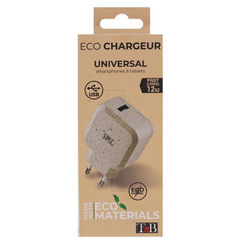 Chargeur secteur 1 USB éco conçu6