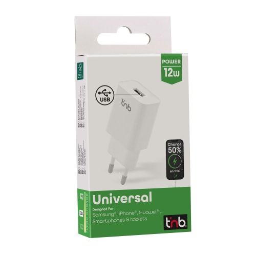 Chargeur secteur 1 USB 12W5