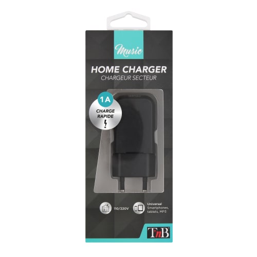 1 USB 5W mains charger4