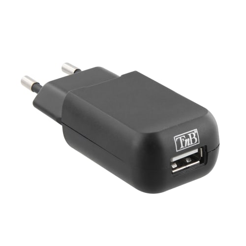 1 USB 5W mains charger1