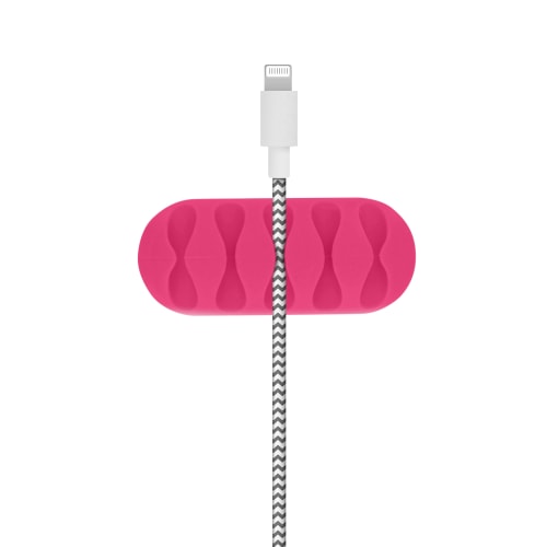 Fasteners for 5 cables x 2 pink3