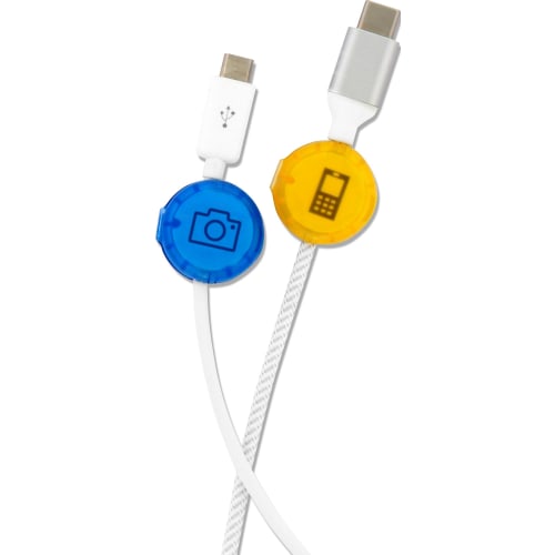 Fixations pour câble x 5 couleurs2