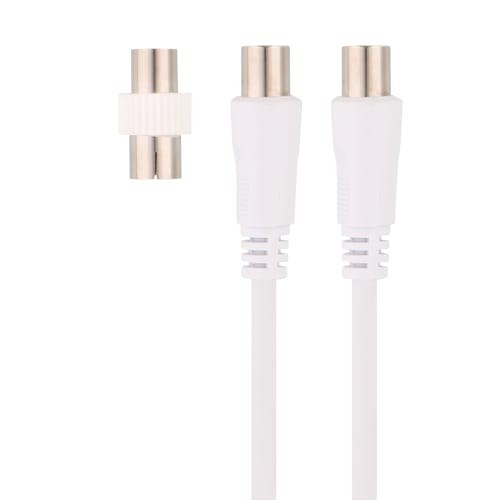 TV antenna cable 9.5mm male / female 5m + 9.5mm male / 9.5mm female adapter2