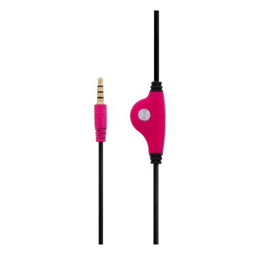 BE COLOR auriculares con cable jack de 3,5 mm rosa3