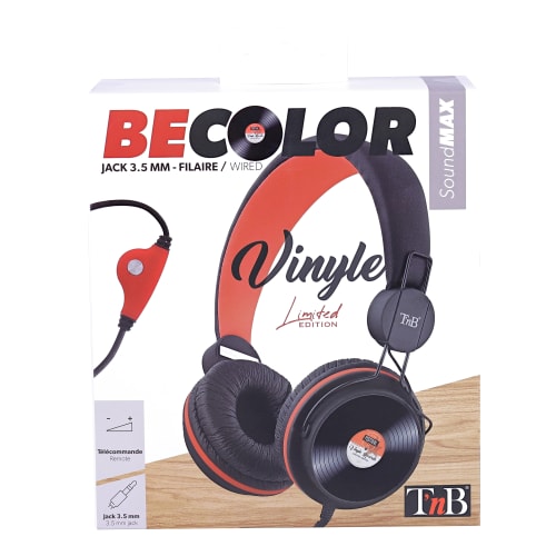 BE COLOR auriculares con cable jack 3.5mm negro6