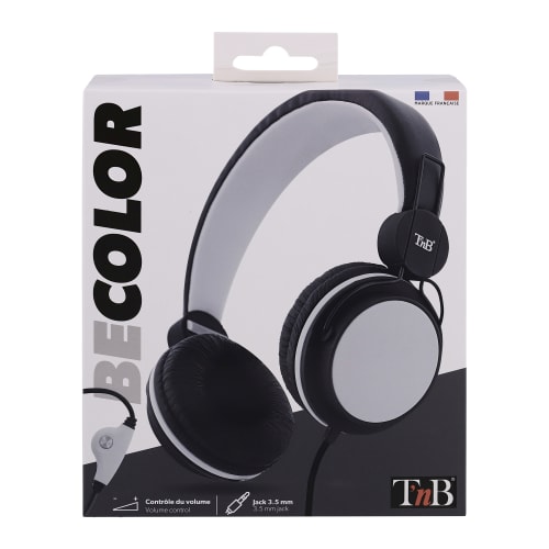 BE COLOR auriculares con cable jack 3.5mm blanco5