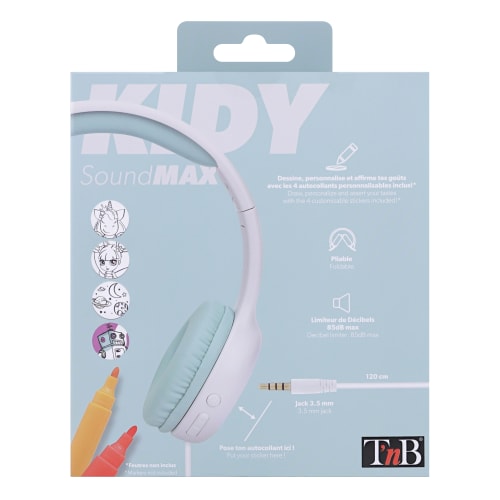 KIDY auriculares con cable limitador de decibelios jack de 3,5 mm8