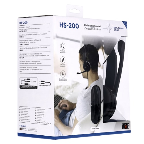 HS-200 Lightweight Multimedia Wired Headset5