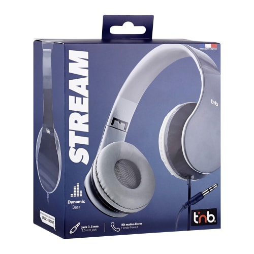 STREAM wired headset 3.5mm jack blue4