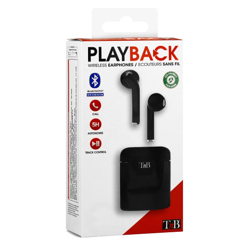 TWS PLAYBACK Black Wireless Headphones6