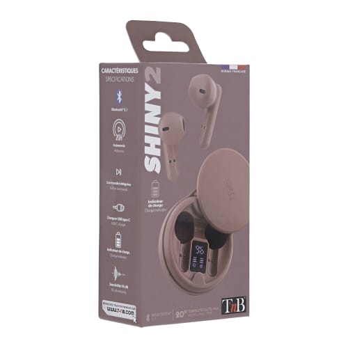 Auriculares inalámbricos TWS SHINY 2 rosa4