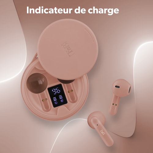 Auriculares inalámbricos TWS SHINY 2 rosa5