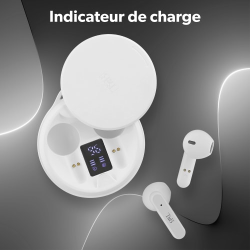 TWS SHINY 2 Wireless Headphones White5