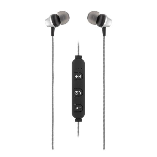 Ecouteurs Bluetooth STEEL gris1