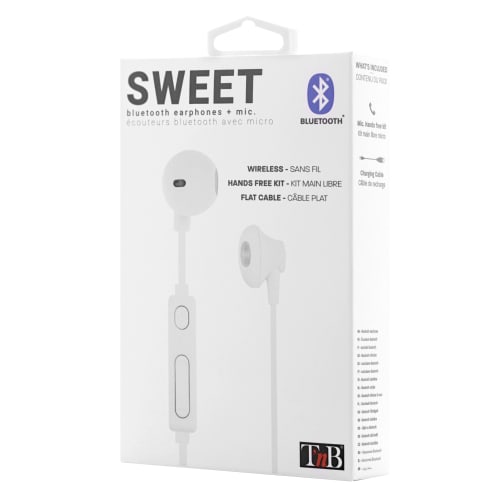 SWEET Bluetooth headphones white2