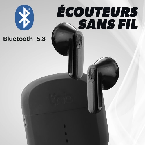 Écouteurs sans fil ZIP semi intra-auriculaires Noir3