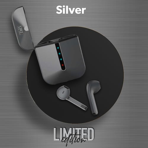 Auriculares ZIP plateados TWS5