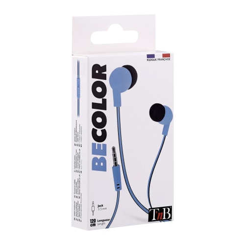 BE COLOR auriculares con cable jack azul3