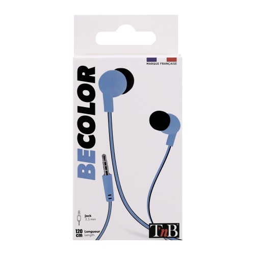 BE COLOR auriculares con cable jack azul4