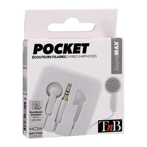 Auriculares con cable POCKET jack blancos4