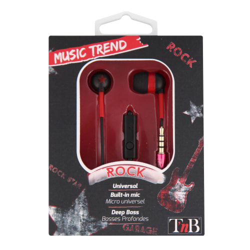 TREND2 ROCK HEADPHONES + MIC UNIVERSAL HANDS-FREE KIT2