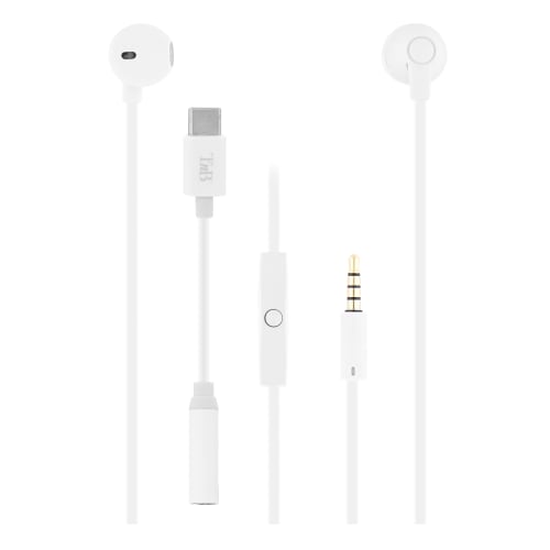 SWEET jack + type-C white wired headphones4