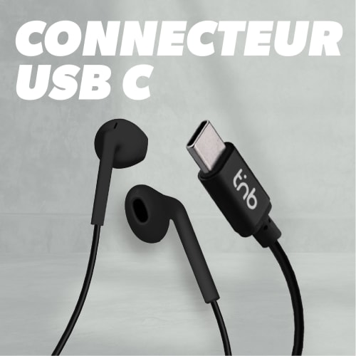 Auriculares con cable C-BUDS tipo C negros3