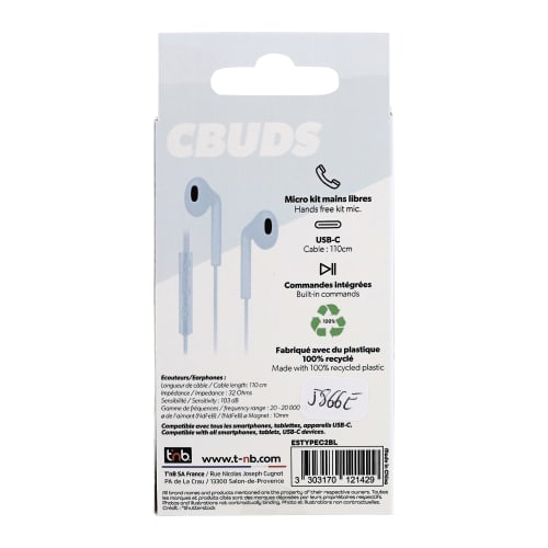 C-BUDS Type-C Wired Earphones Blue4