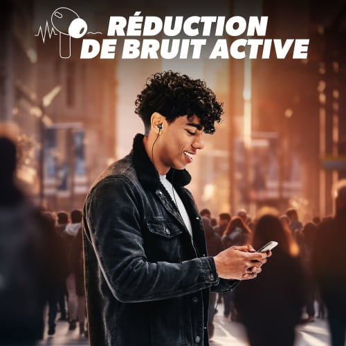 Ecouteurs filaires C-BUDS à réduction de bruit active4