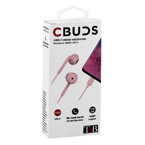 C-BUDS Type-C Wired Earphones Pink6