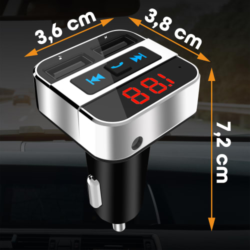 Transmisor FM Bluetooth 3 en 13