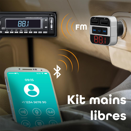 Transmisor FM Bluetooth 3 en 16