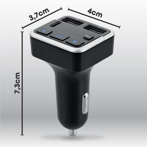 Transmisor FM Bluetooth 3 en 13