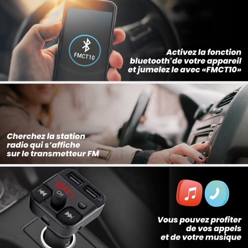 Transmisor FM Bluetooth definitivo5