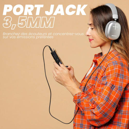 Radio FM portable avec molette de réglage6