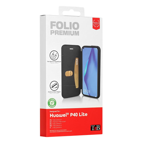 Etui folio premium pour Huawei P40 Lite4
