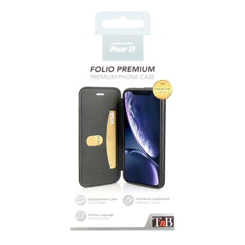 Etui folio premium pour iPhone XR3