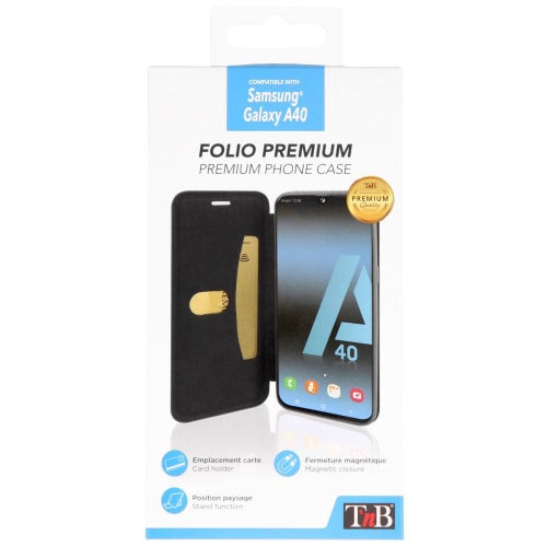 Etui folio premium pour Samsung Galaxy A40.3