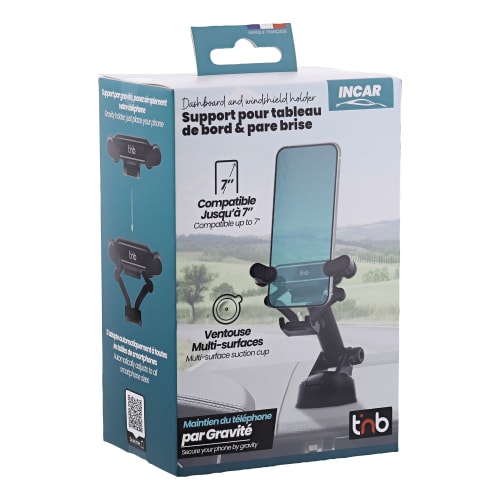 Support ventouse tableau de bord / pare-brise avec système par gravité5