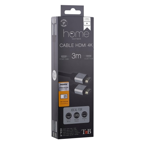 Câble HDMI mâle / HDMI mâle 4K 3m4