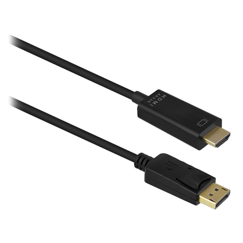 Cable HDMI macho / DisplayPort macho 4K 2m1