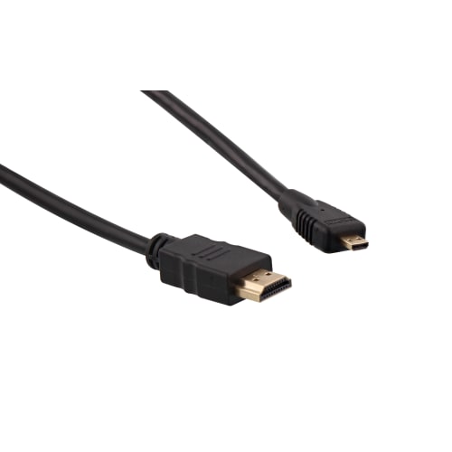 HDMI male / micro HDMI male cable 2m1