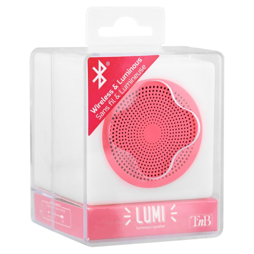 LUMI LED wireless speaker pink4